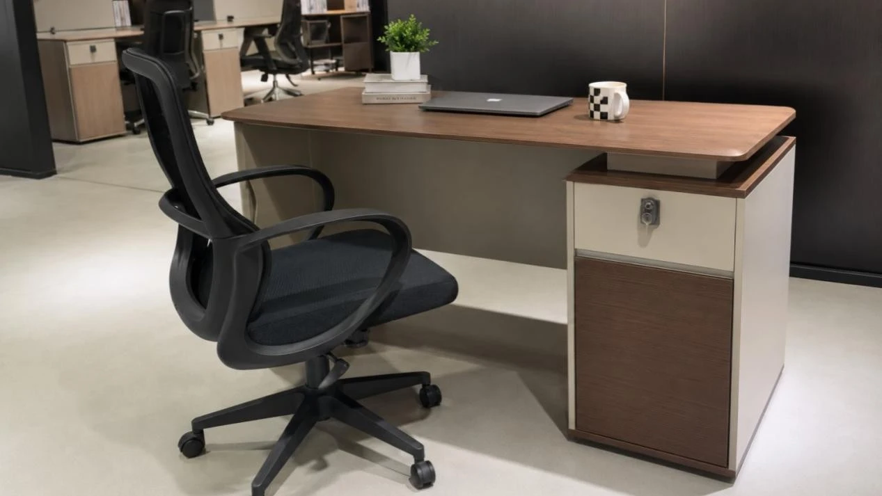 Mesa de computador para escrit&oacute;rio em casa com gavetas para venda