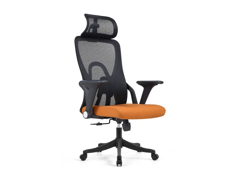 Cadeira de escrit&oacute;rio ergon&ocirc;mica em malha com apoio de cabe&ccedil;a ajust&aacute;vel &ndash; 2428A