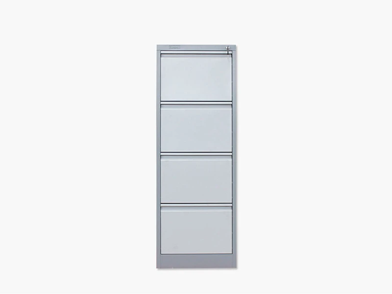 Arquivo vertical de 4 gavetas com fechadura para armazenamento de documentos de escrit&oacute;rio