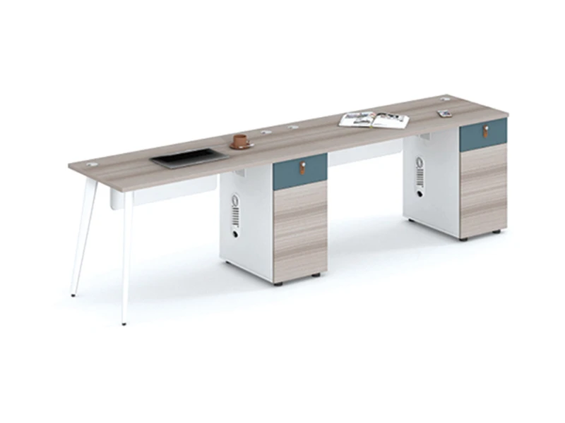 Mesa de computador moderna com gabinete lateral - LP-A0912