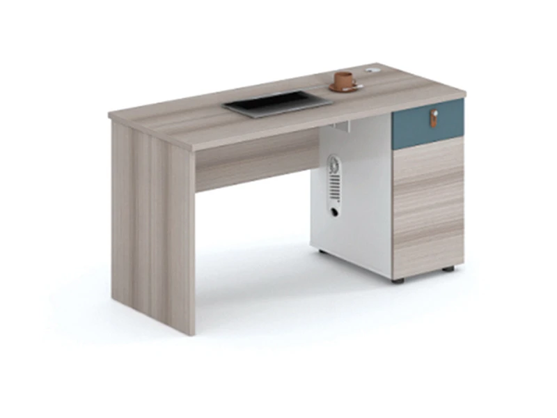 Mesa de computador moderna com gabinete lateral - LP-A0912