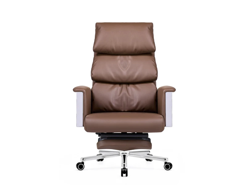 Cadeira executiva reclin&aacute;vel de luxo com apoio para os p&eacute;s - 2420A