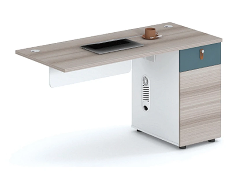 Mesa de computador moderna com gabinete lateral - LP-A0912