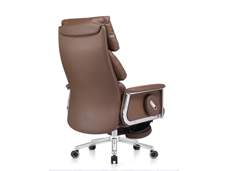 Cadeira executiva reclin&aacute;vel de luxo com apoio para os p&eacute;s - 2420A