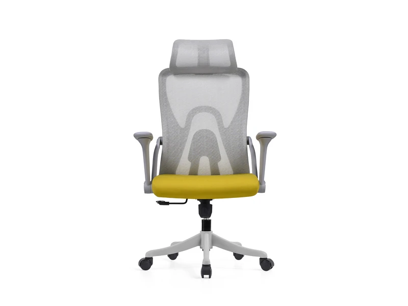 Cadeira de escrit&oacute;rio ergon&ocirc;mica em malha com apoio de cabe&ccedil;a ajust&aacute;vel &ndash; 2428A