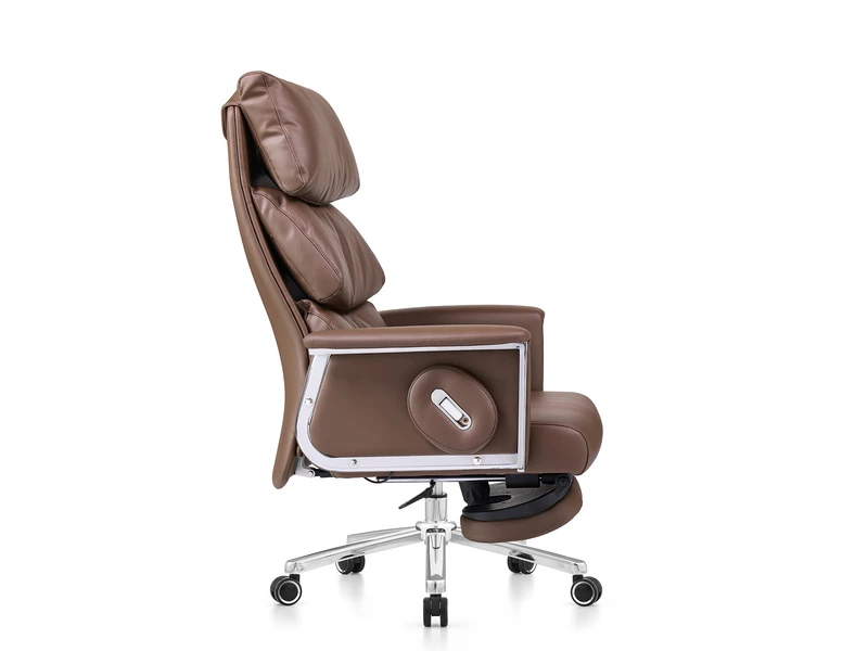 Cadeira executiva reclin&aacute;vel de luxo com apoio para os p&eacute;s - 2420A