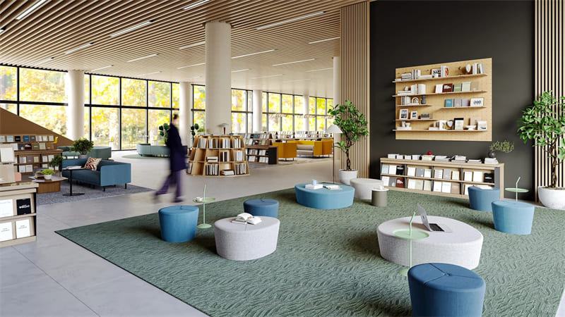 Solução de móveis de escritório para a Biblioteca Pública de Shenzhen Futian