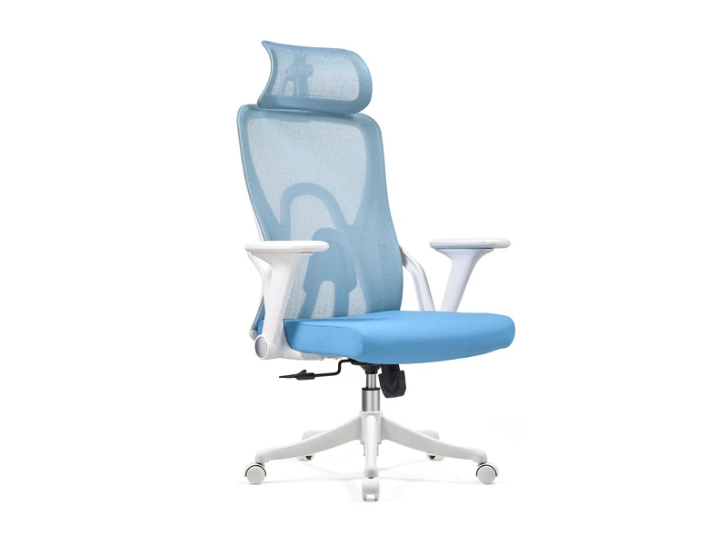Cadeira de escrit&oacute;rio ergon&ocirc;mica em malha com apoio de cabe&ccedil;a ajust&aacute;vel &ndash; 2428A