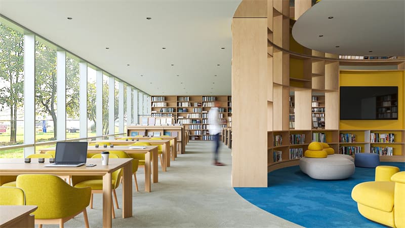 Solução de móveis de escritório para a Biblioteca Pública de Shenzhen Futian
