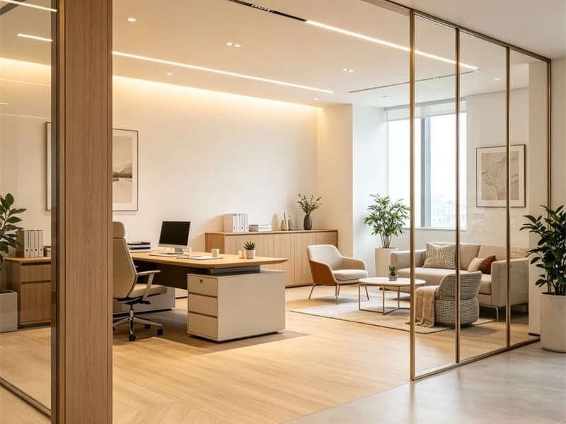 Solução de móveis de escritório para espaço de trabalho de agências criativas em Guangzhou 