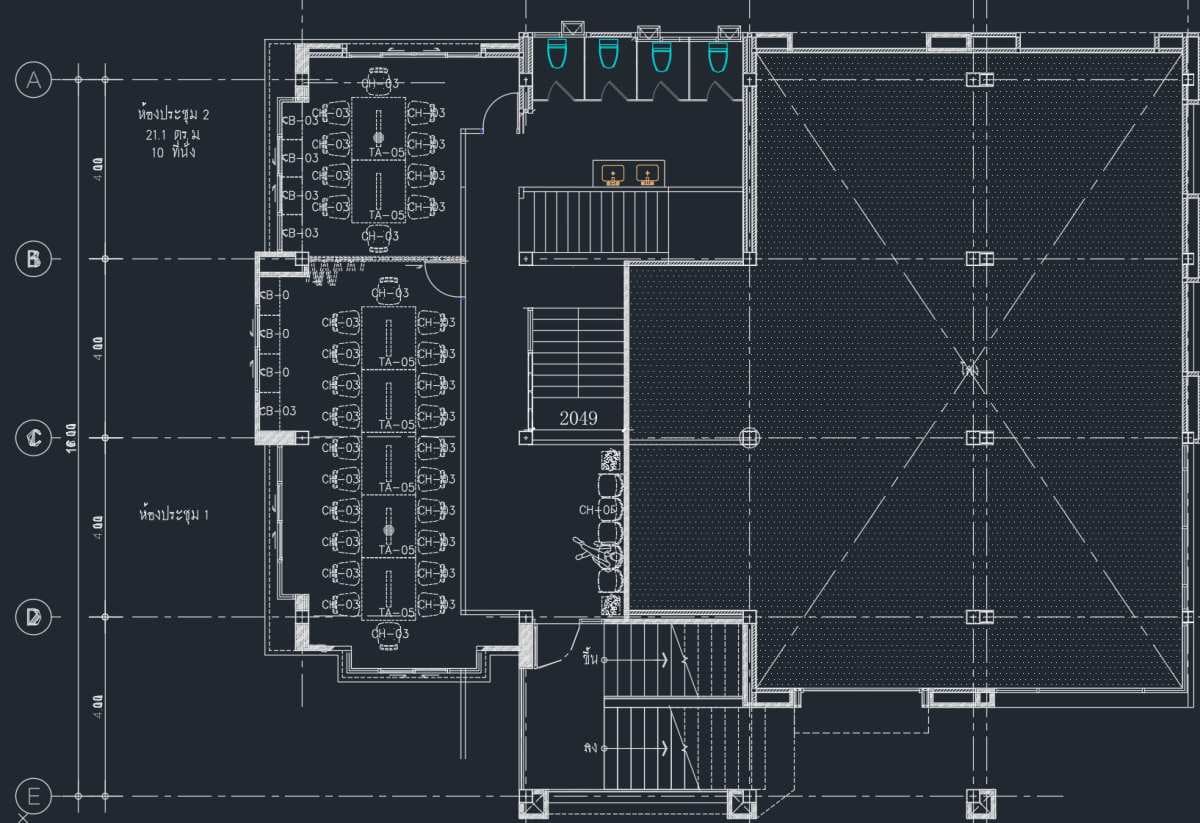 Projeto de mobília para sala de treinamento de hotel na Tailândia | Linray