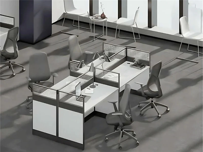 Mesa de esta&ccedil;&atilde;o de trabalho com parti&ccedil;&atilde;o modular | Cub&iacute;culos de escrit&oacute;rio de tarefas