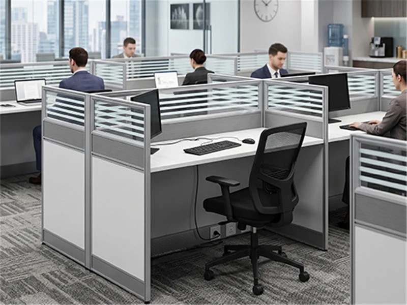 Mesa de esta&ccedil;&atilde;o de trabalho com parti&ccedil;&atilde;o modular | Cub&iacute;culos de escrit&oacute;rio de tarefas