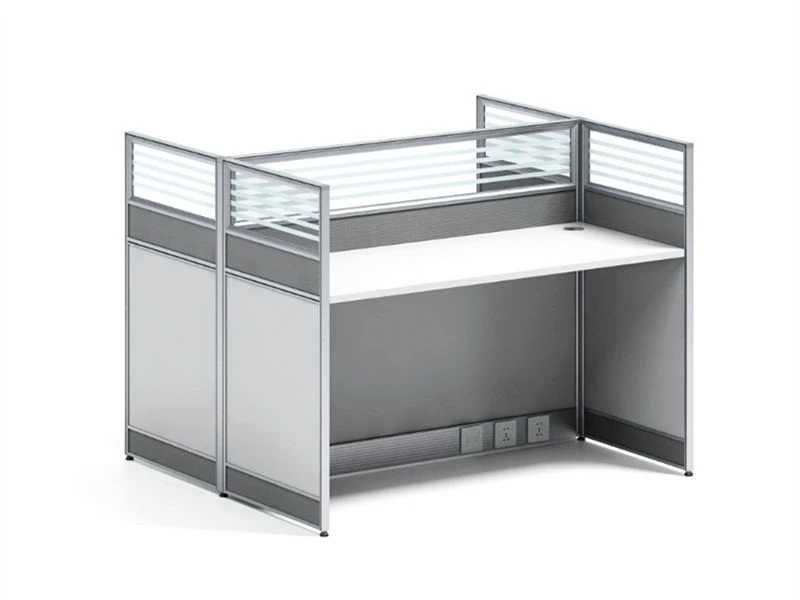 Mesa de esta&ccedil;&atilde;o de trabalho com parti&ccedil;&atilde;o modular | Cub&iacute;culos de escrit&oacute;rio de tarefas
