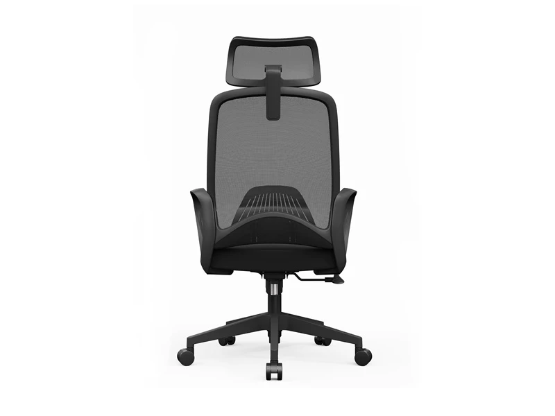 Cadeira de mesa ergon&ocirc;mica de escrit&oacute;rio com malha traseira alta e apoio lombar