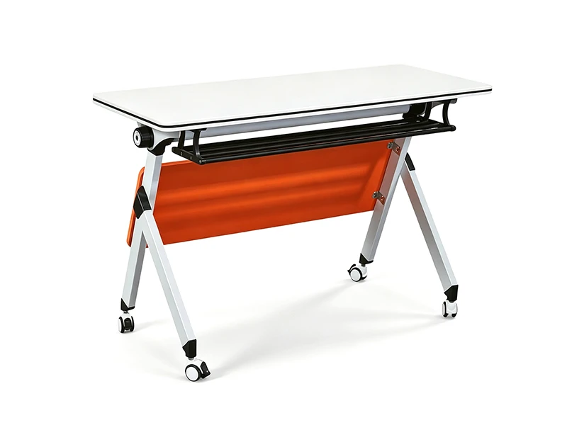 Mesa de treinamento triangular flip-top com rodas | LINRAY