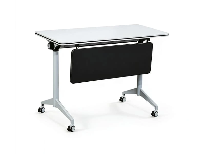 Mesa de treinamento flip-top resistente com rodas para reuni&otilde;es