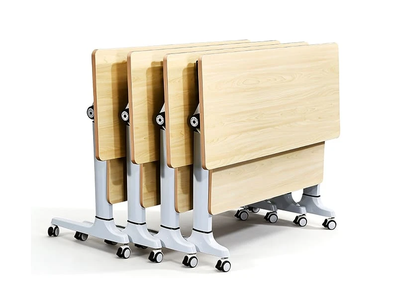 Mesa de treinamento m&oacute;vel flip-top comercial com design dobr&aacute;vel