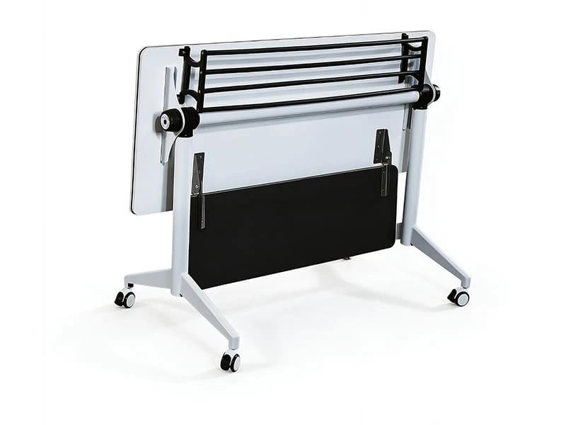 Mesa de treinamento flip-top resistente com rodas para reuni&otilde;es
