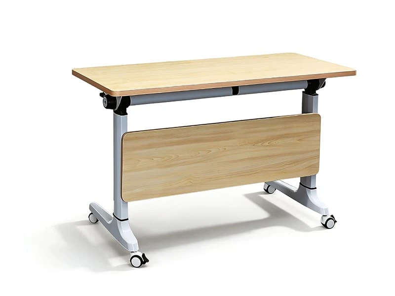 Mesa de treinamento m&oacute;vel flip-top comercial com design dobr&aacute;vel