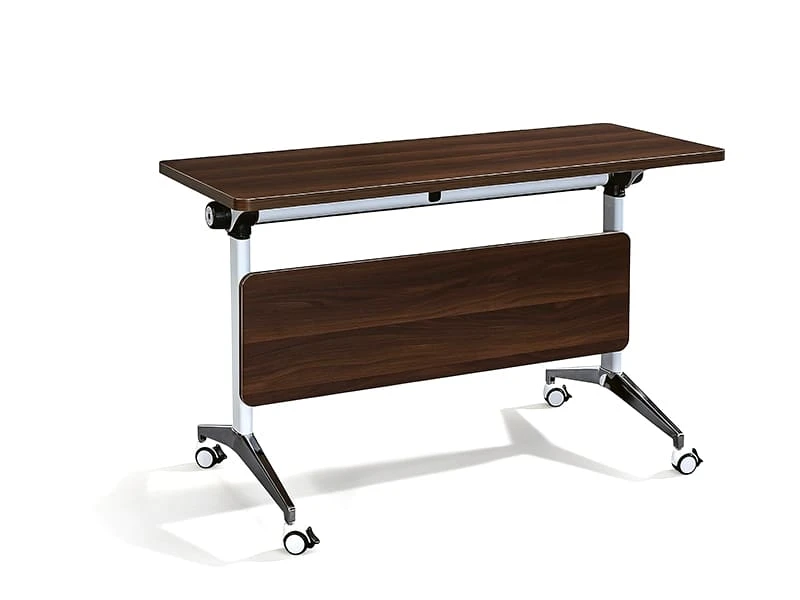 Mesa de treinamento modular flip-top com rodas para escrit&oacute;rio