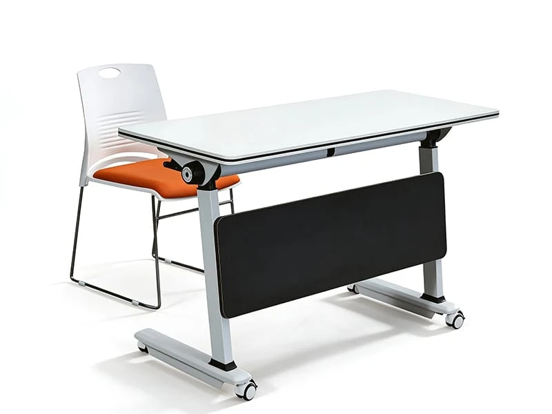 Mesa de treinamento comercial flip-top com rodas trav&aacute;veis