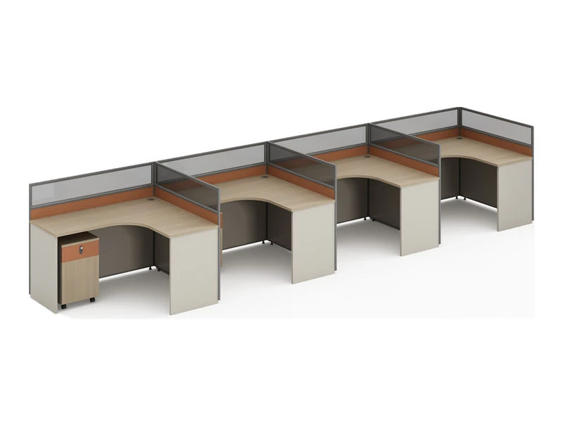 Esta&ccedil;&otilde;es de trabalho modulares de privacidade em formato de L | M&oacute;veis de mesa para cub&iacute;culos