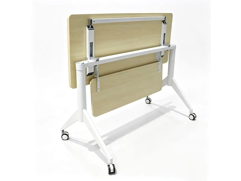 Mesa Flip Top Mesas empilh&aacute;veis dobr&aacute;veis com sistema de dobradi&ccedil;a triangular