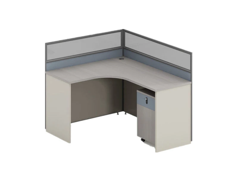 Esta&ccedil;&otilde;es de trabalho modulares de privacidade em formato de L | M&oacute;veis de mesa para cub&iacute;culos