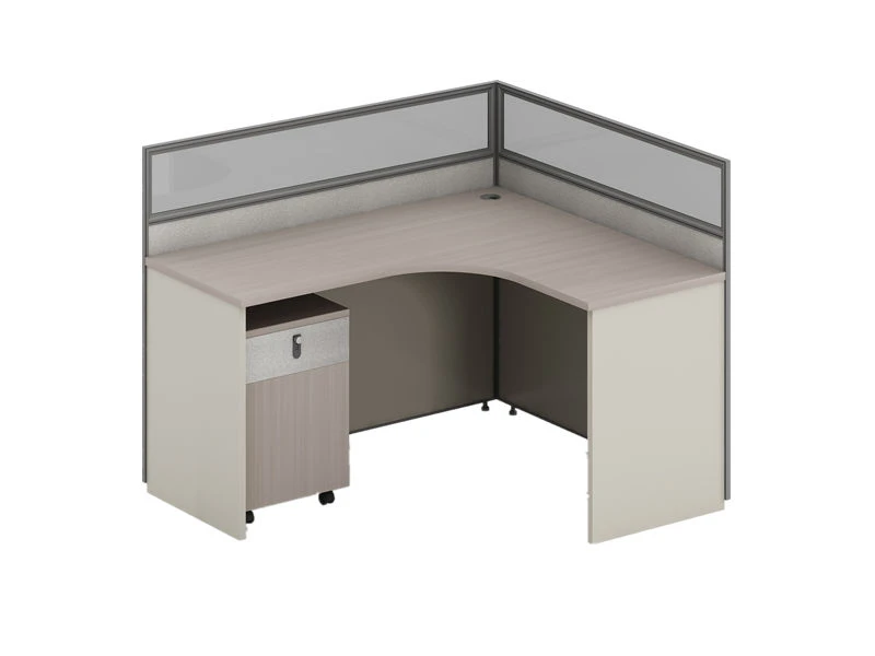 Esta&ccedil;&otilde;es de trabalho modulares de privacidade em formato de L | M&oacute;veis de mesa para cub&iacute;culos