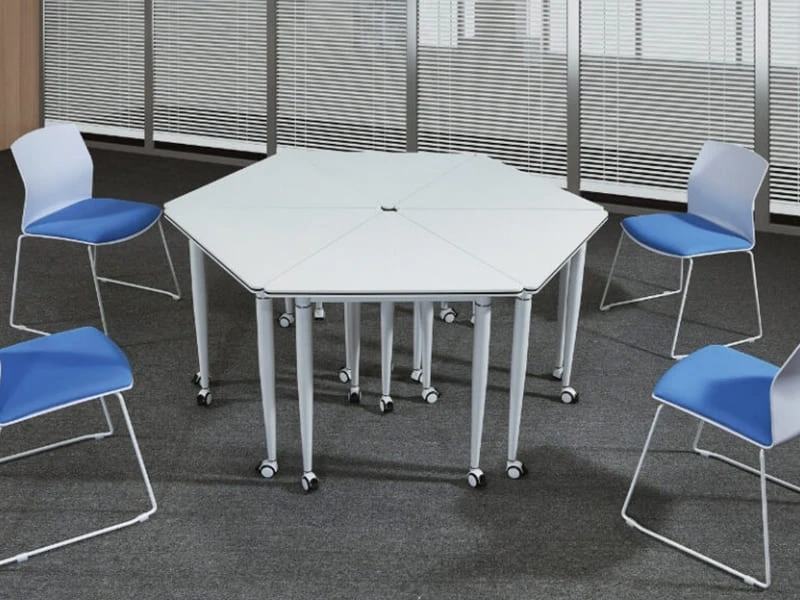 Mesa de treinamento moderna | Mesa de confer&ecirc;ncia modular dobr&aacute;vel para escrit&oacute;rio