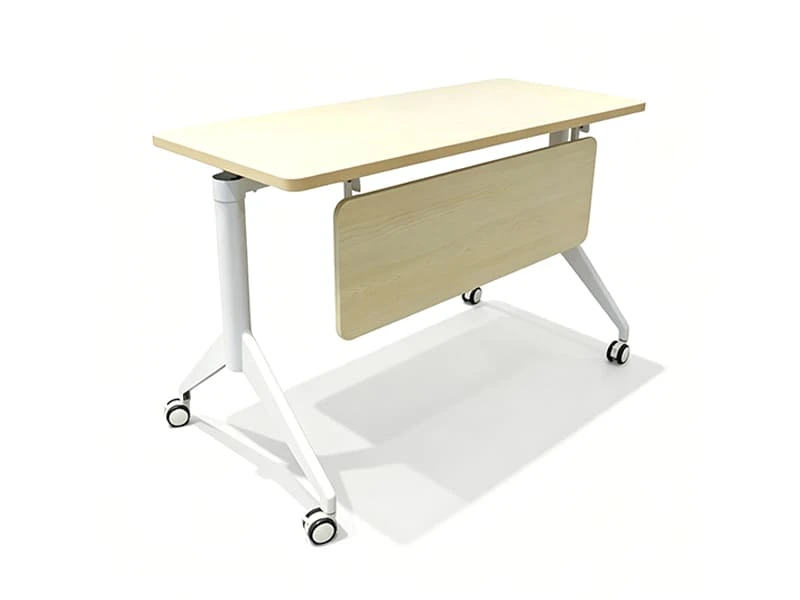 Mesa Flip Top Mesas empilh&aacute;veis dobr&aacute;veis com sistema de dobradi&ccedil;a triangular
