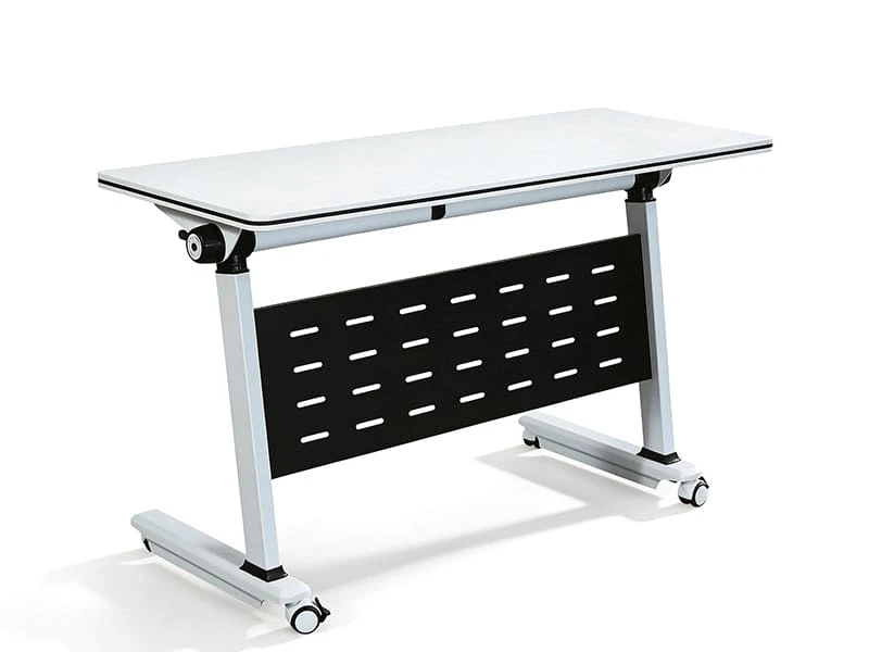Mesa de treinamento comercial flip-top com rodas trav&aacute;veis