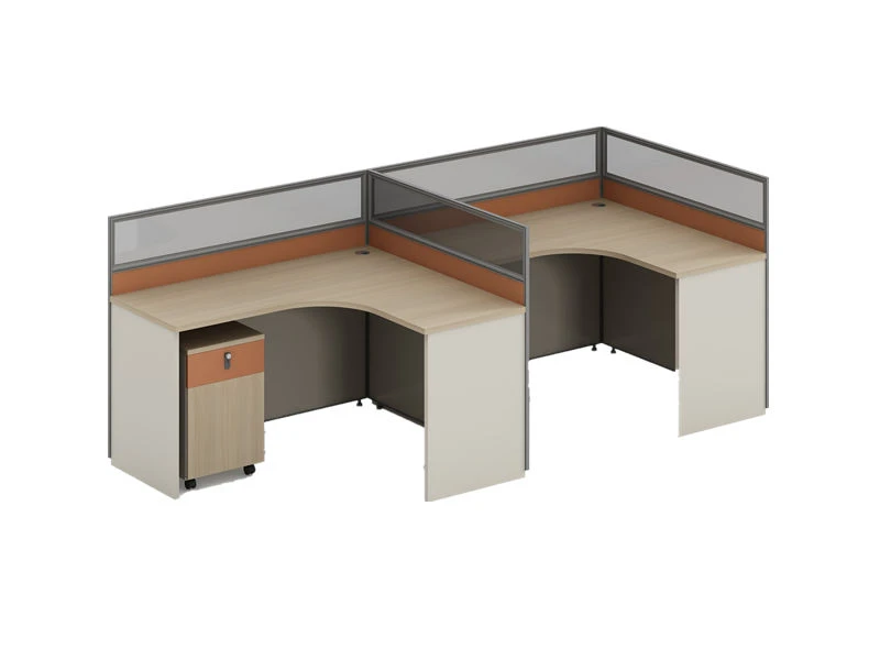 Esta&ccedil;&otilde;es de trabalho modulares de privacidade em formato de L | M&oacute;veis de mesa para cub&iacute;culos