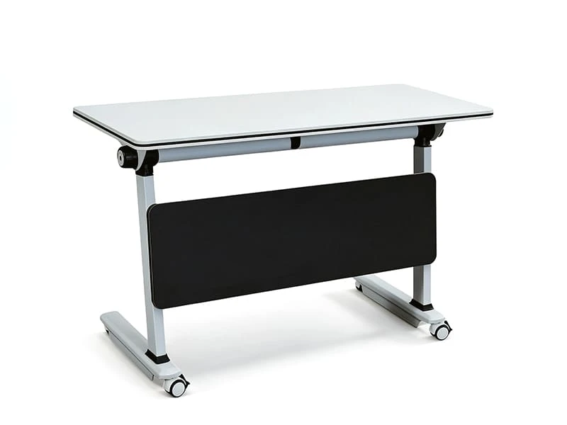 Mesa de treinamento comercial flip-top com rodas trav&aacute;veis