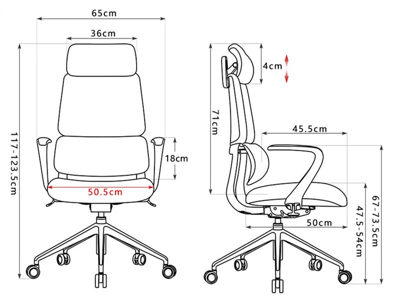 Cadeiras de escrit&oacute;rio modernas de couro | Melhor cadeira ergon&ocirc;mica de escrit&oacute;rio