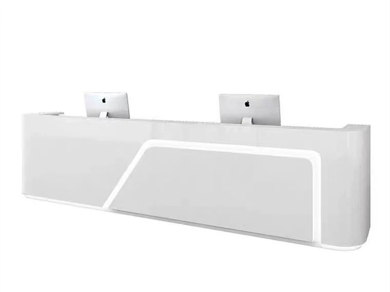 Balc&atilde;o de recep&ccedil;&atilde;o moderno com balc&atilde;o | M&oacute;veis para mesa de escrit&oacute;rio