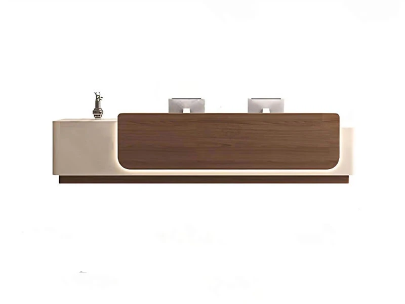 Mesa de recepcionista alta barata | Balc&atilde;o Recepcionista Moderno