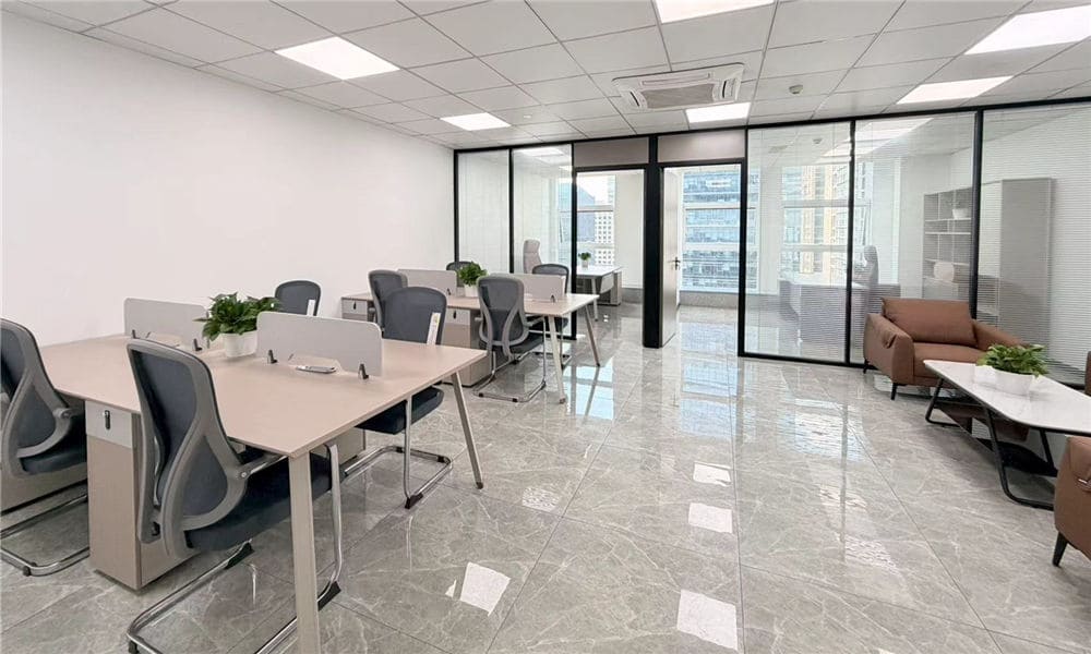 Solução de móveis para um edifício de escritórios corporativos na Tailândia 